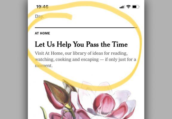 New York Times “At Home”